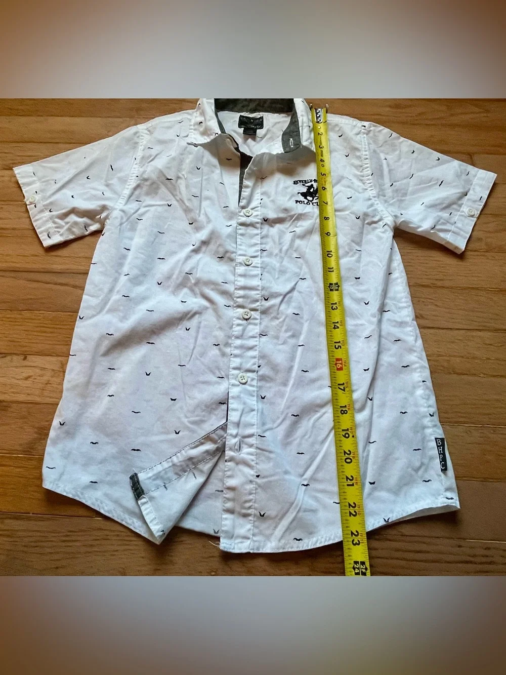 Boy’s BHPC Mustache Button Down Top